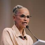 110957591 brazils minister of the environment and climate change marina silva gestures as she s