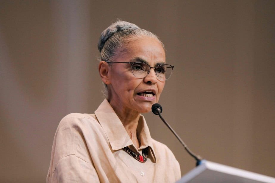 110957591 brazils minister of the environment and climate change marina silva gestures as she s